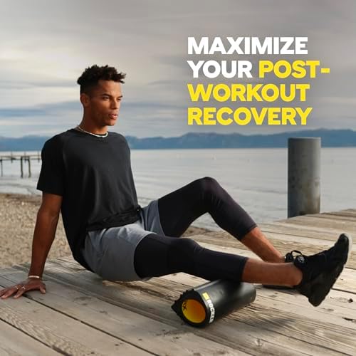 TRX Training Rocker Myofascial Release Roller, Neck and Back Massage Roller for Muscles, Round Foam Roller for Stretching and Postworkout Use, 13 Inches - Image 3