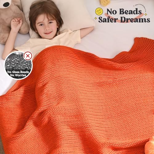 Guohaoi Knitted Weighted Blanket for Adults, 50"x60" 5lbs Full/Queen Size - Image 3