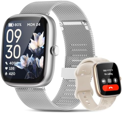 Smart Watches for Women Android/iPhone, Fitness Trackers with Answer/Call by HOMOGO