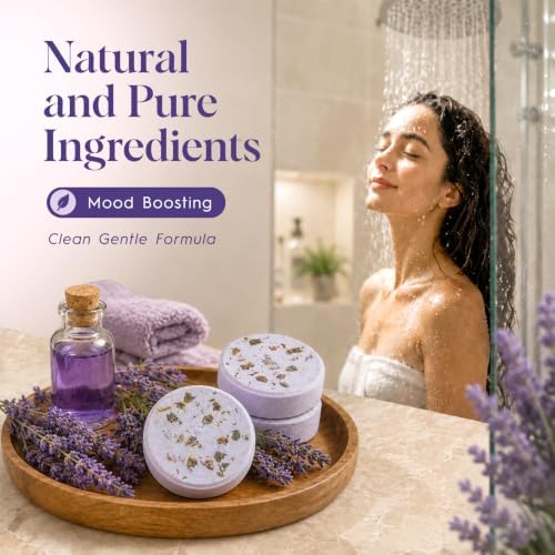 SWCANDY Lavender Shower Steamers 8 Pack, Home Spa Self Care - Image 4