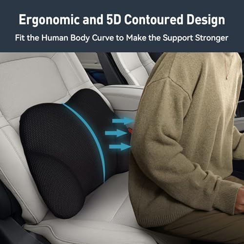 Make Relaxing Lumbar Support Pillow, Back Pillow for Lower Back Pain Relief - Image 6