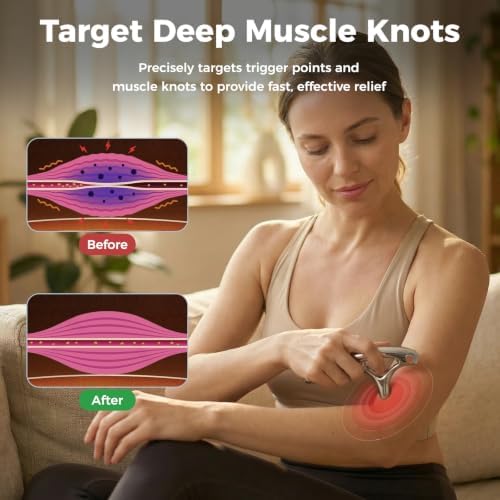 Ranarose Trigger Point Massage Tool for Deep Tissue, Muscle Pain Relief (T) - Image 5