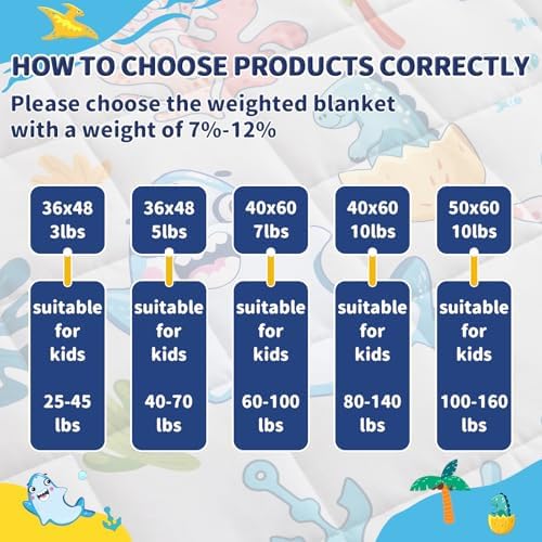 anfie Weighted Blanket (40"x60" 7lbs) Weighted Blanket Cooling Blanket for Resting,Throw Size Breathable Blanket with Premium Glass Bead(White Shark) - Image 6
