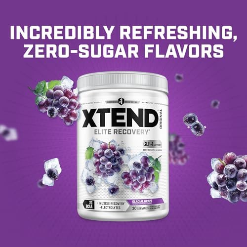 Xtend Original BCAA Powder with Zero Sugar, Glacial Grape, 30 Servings - Image 5