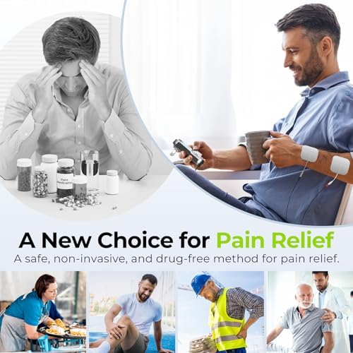 AUVON 4-Channel Digital TENS Unit Muscle Stimulator, Customizable 8 Modes - Image 2