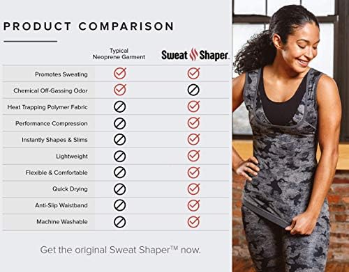 Sweat Shaper Premium Sauna Tank Top For Women, Slimming Sauna Shirt For Women, Sweat Vest for Workouts - Image 6