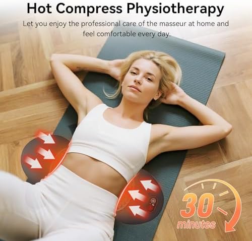 3-in-1 Electric Lumbar Support Pillow, Triple Fusion Back Massager with Heat & Massage & Traction, Back Massager for Pain Relief Deep Tissue, Designed for Daily Back Relaxation and Spine Support - Image 4