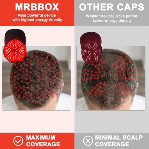 Red Light Hair Growth Cap - FDA Cleared Red Light Therapy for Hair Growth for Men & Women - Image 5