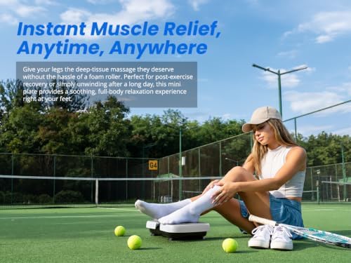 RYGEO Mini Vibration Plate Machine – Portable, Wireless, Rechargeable Quiet Platefor Vibration Massage - Image 3