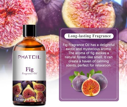 PHATOIL Fig Fragrance Oil for Diffuser Aromatherapy 3.38FL.OZ - Image 5