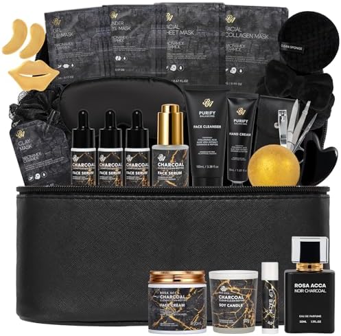 Gifts for Women & Men, 33pcs Fathers Day Gifts, Bath Gifts Baskets Set by RAROSAACCA