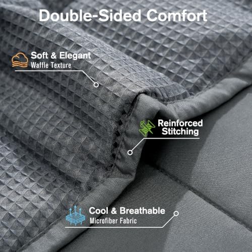 Topblan Cooling Weighted Blanket for Adults, 12lbs 48 x 72 for Summer - Image 4