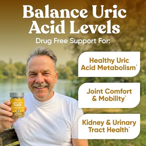 Eu Natural Purge Uric Acid Flush with Tart Cherry & Celery Seed, 60 Caps - Image 4