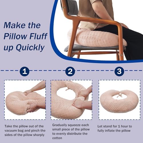 BBL Pillow After Surgery, Brazilian Butt Lift Foam Cushion for Sitting - Image 6
