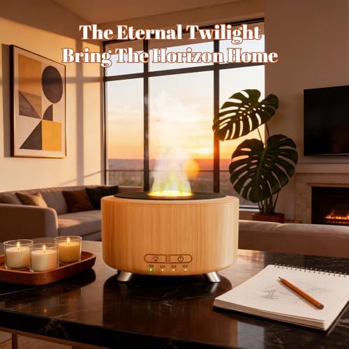500ML Retro Vinyl Essential Oil Diffuser for Home - Image 2