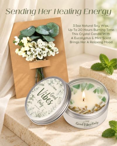Natural Spa Gift Basket for Women, Mint Eucalyptus - Image 4