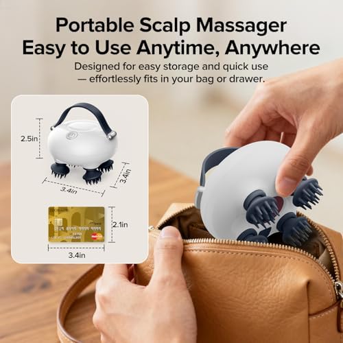 Scalp Massager, Head Massager Scalp with Tangle-Resistant Design - Image 5