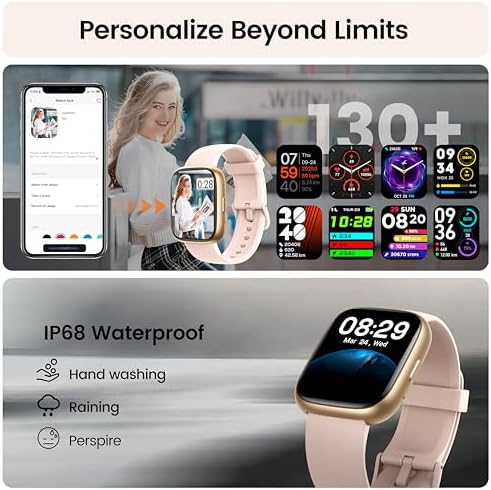 Smart Watch with Alexa Built-in, 1.83" HD Bluetooth Calling Fitness Tracker - Image 6