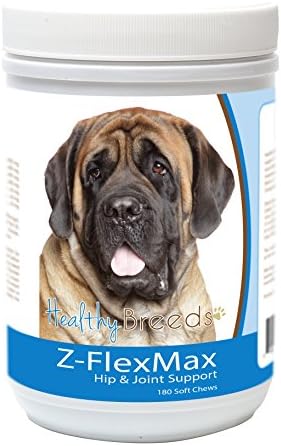 Healthy Breeds Mastiff Z-Flex Max Dog Hip and Joint Support 180 Count by HealthyBreeds