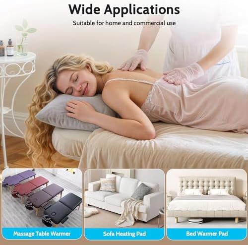 Massage Table Warmer Heating Pad Professional SPA Massage Bed Warmer Pad - Image 5
