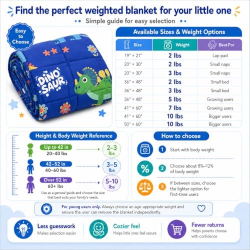 Coolsaur Weighted Blanket 5lbs Cool Small Heavy Throw Blanket Gifts 36"x48" - Image 4