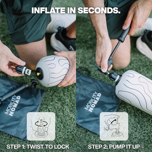 Inflatable Travel Foam Roller for Muscle Recovery and Back Support - Image 4