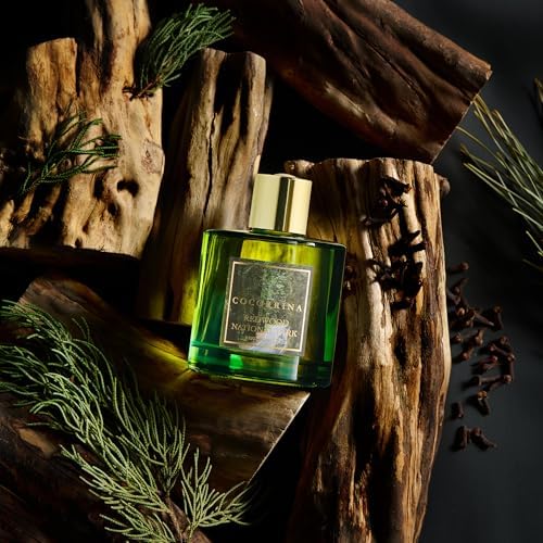 COCORRÍNA Reed Diffuser - Redwood National Park 6.7 Fl.oz Reed Diffuser Set with 8 Sticks & Preserved Baby's Breath, Reed Diffuser for Home Bathroom Shelf Decor - Image 4