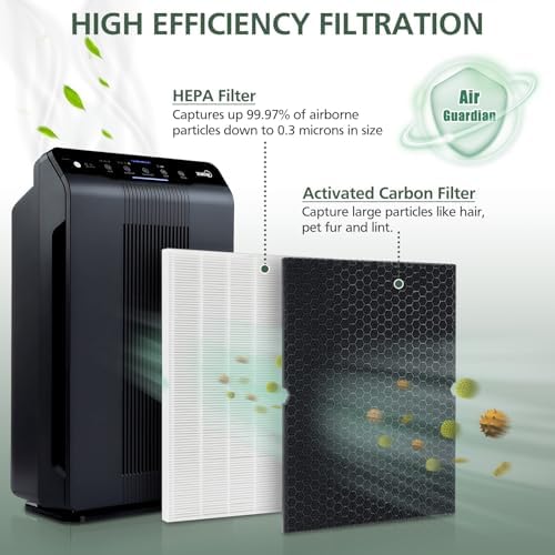 116130 Filter H For Winix 5500-2 Plasmawave & AM80 Air Purifier, 2+2 Pack - Image 5