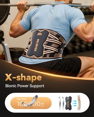 Back Brace for Lower Back Pain Relief Copper-Infused Support for Men Women - Image 2
