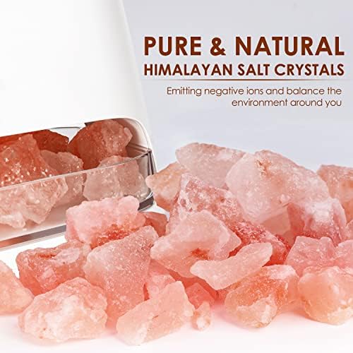 SALKING 2-in-1 Himalayan Salt Lamp & Essential Oil Diffuser for Home, 150ml - Image 2
