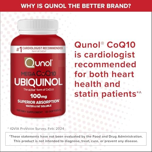 Qunol Mega Ubiquinol CoQ10 100mg, Superior Absorption, 100 Softgels - Image 3