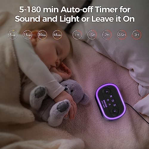 REACHER Digital Alarm Clock & White Noise Sound Machine for Bedroom - Image 6