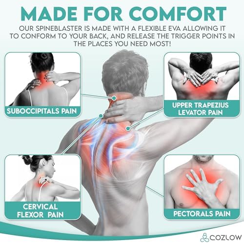 Trapezius Trigger Point Massager, Occipital Release Tool, 14 Massage Nubs - Image 2