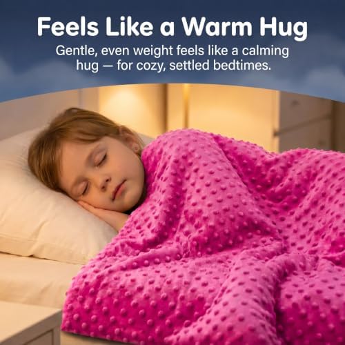 hazli Super-Soft Kids Weighted Blanket 5 Pounds - Weighted Blanket for Kids - Easy to Clean, Washable Minky Cover - 36x48 Inches 5lbs Child - Small Heavy Blanket for Girls and Boys - Image 4
