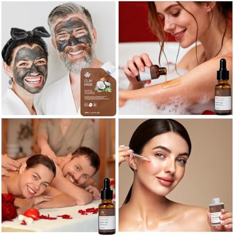 Coconut 23 Pcs Facial Skin Care Kit For Women & Men, Self-Care Gift Set - Image 3