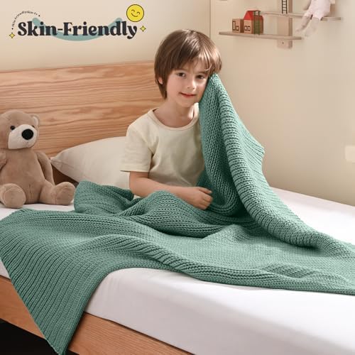 Guohaoi Knitted Weighted Blanket for Adults, 50"x60" 10lbs Full/Queen Size - Image 2