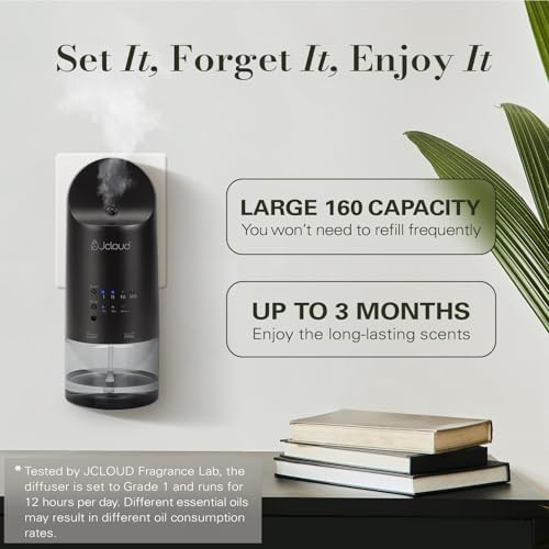JCLOUD Waterless Plug in Scent Diffuser for Essential Oils, 2 Pack, Black - Image 6