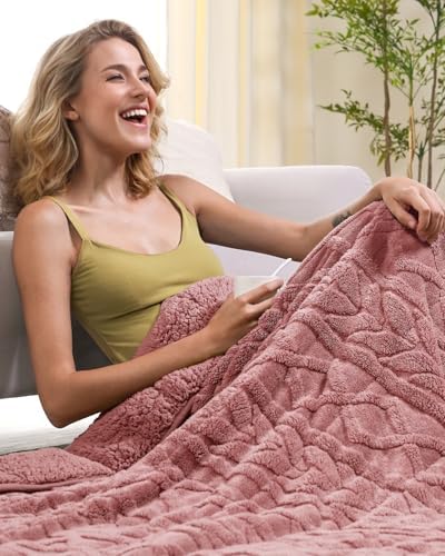 Cottonblue Jacquard Weighted Blanket 15 lbs for Adults Queen Size 60x80in - Image 5