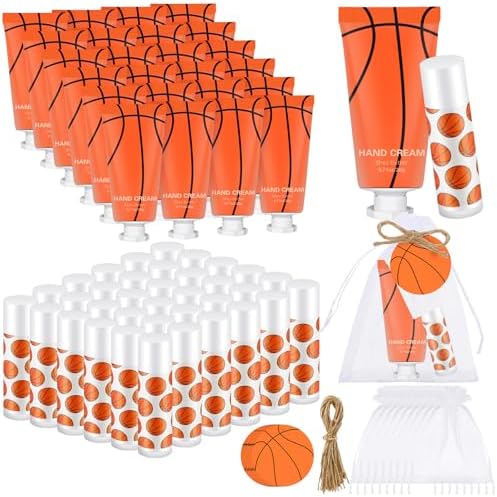 144 Pcs Basketball Lip Balm Hand Cream Party Favor Gifts by Heigble