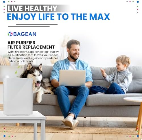 Bagean Vital 100 True HEPA Replacement Filter for Levoit Air Purifier - Image 6