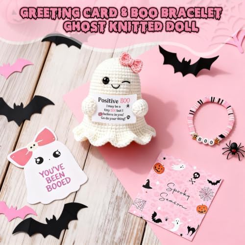 12 Pcs Halloween Boo Baskets Stuffers for Women (Pink) - Image 6
