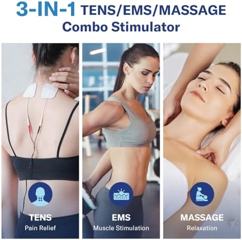 Alcedo Rechargable TENS+EMS Muscle Stimulator for Pain Relief - Image 2