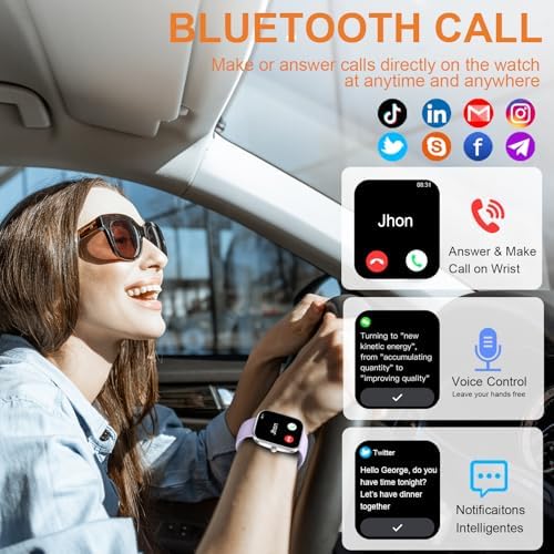 Smart Watch for Men Women (Answer/Make Call), 2026 New 1.91" HD SmartWatch, Fitness Watch with 120+ Sport Modes, IP68 Waterproof, Pedometer, Heart Rate/Sleep Monitor, Activity Tracker for Android iOS - Image 4