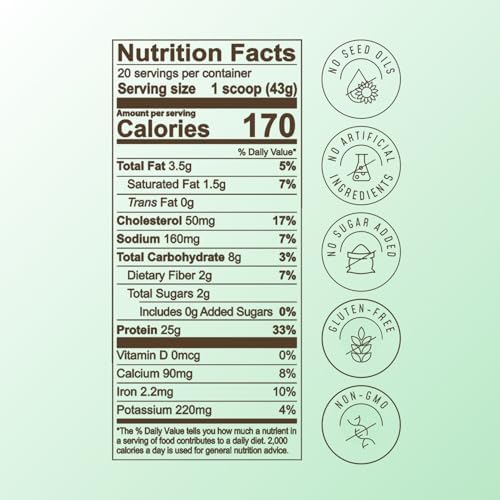 FlavCity All in One Protein Shake Powder, Mint Chocolate - On the Go Meal Alternative + Collagen Peptides, Reishi & Cordyceps - Focus, Skin, Hair & Joint Support - 100% Grass Fed Whey, 20 Servings - Image 7
