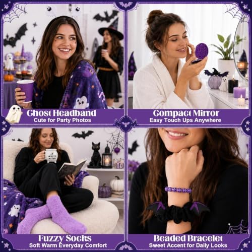Lonfliness 10 Pcs Boo Basket Stuffer for Women Halloween Basket Gift - Image 5