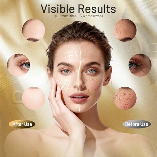 LED Light Therapy Mask, Cordless Red Light Therapy for Face with Controller - Image 2