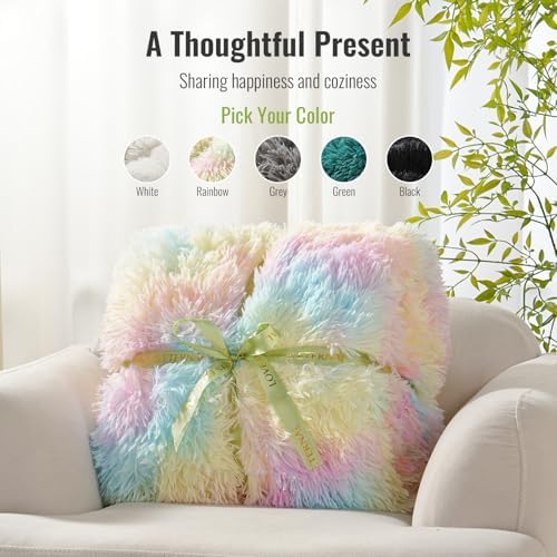 Uttermara Shaggy Weighted Blanket for Adults Twin Size, 15lbs 48"x72" - Image 5