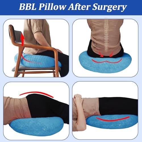 BBL Pillow After Surgery, Brazilian Butt Lift Foam Cushion for Sitting - Image 5