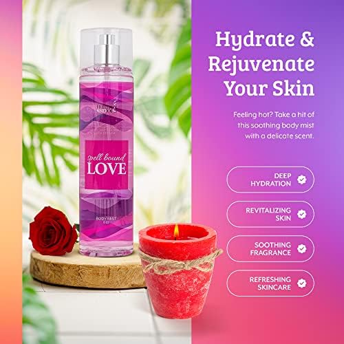 Home Spa Gift Deep Moisturizing Fragrance Body Lotion - Spell Bound Love - Image 6