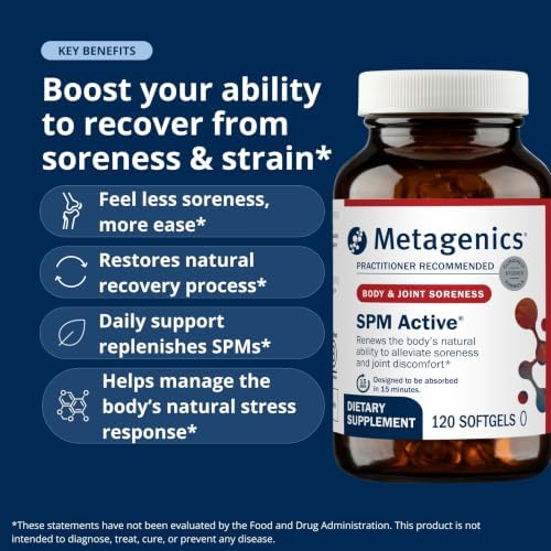 Metagenics SPM Active Specialized Pro-Resolving Mediators, 120 Softgels - Image 3